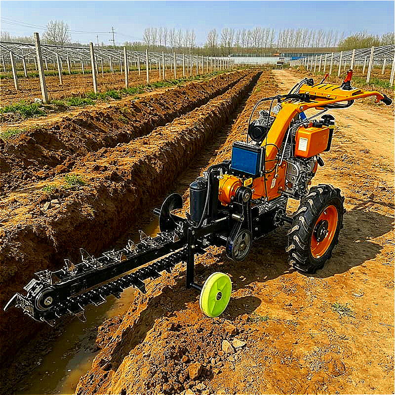 Heavy Equipment Trencher - Chain Trencher Heavy Duty Industrial Grade