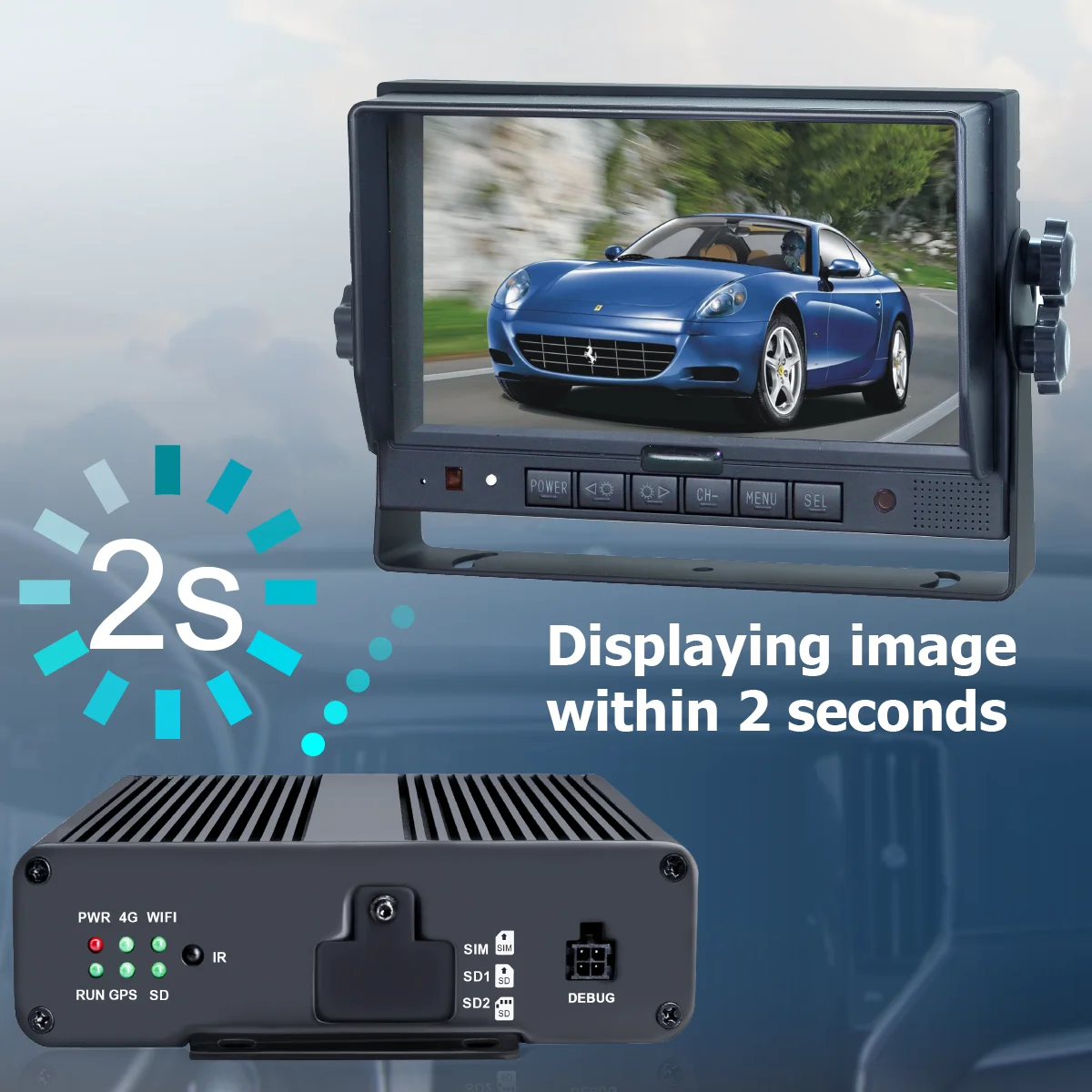 STONKAM 4 Channel Mobile Dvr A - Heavy Equipment Driver ulasan dan harga