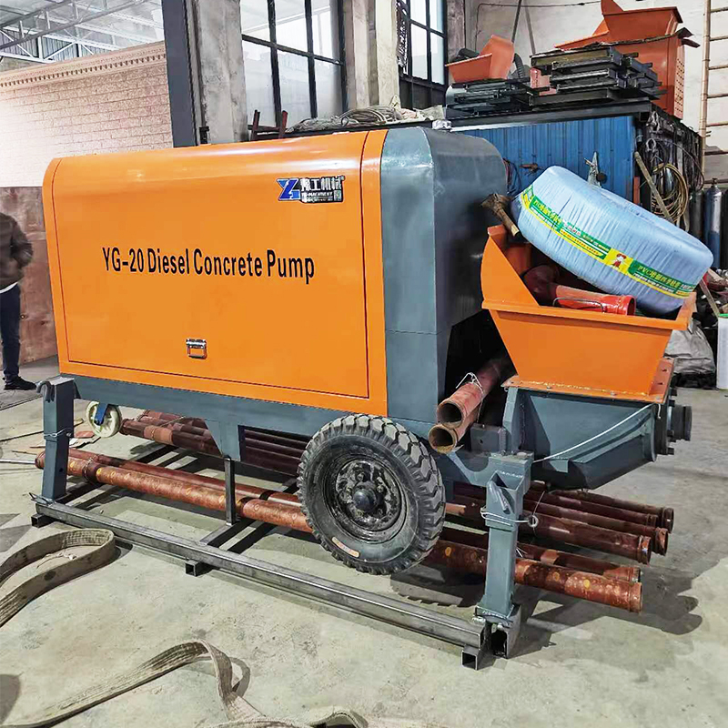 Concrete Pump Cement Pump Mach - Concrete Mixer Machine ulasan dan harga