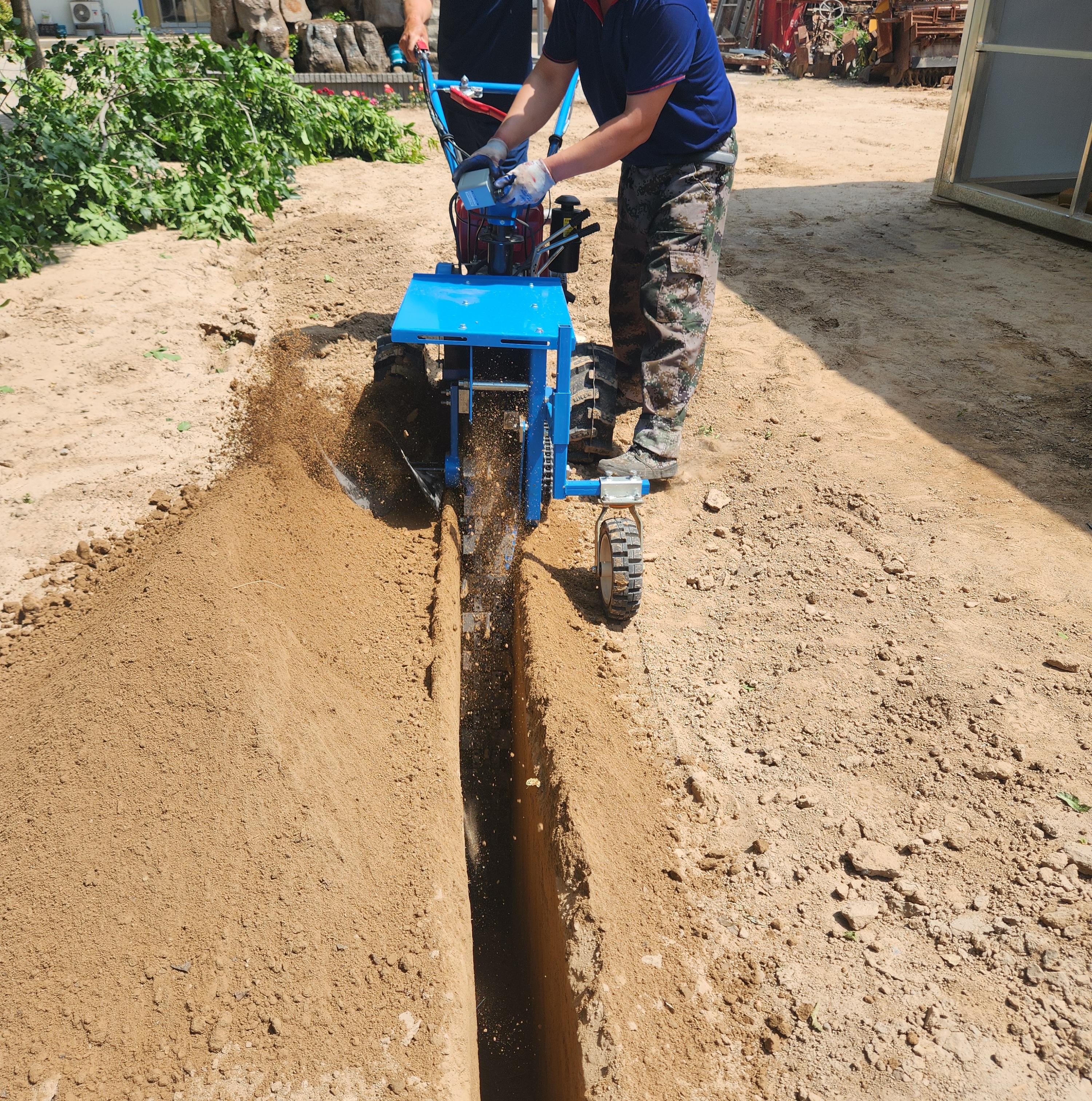 Chain Trencher Heavy Duty Indu - Heavy Equipment Trencher ulasan dan harga