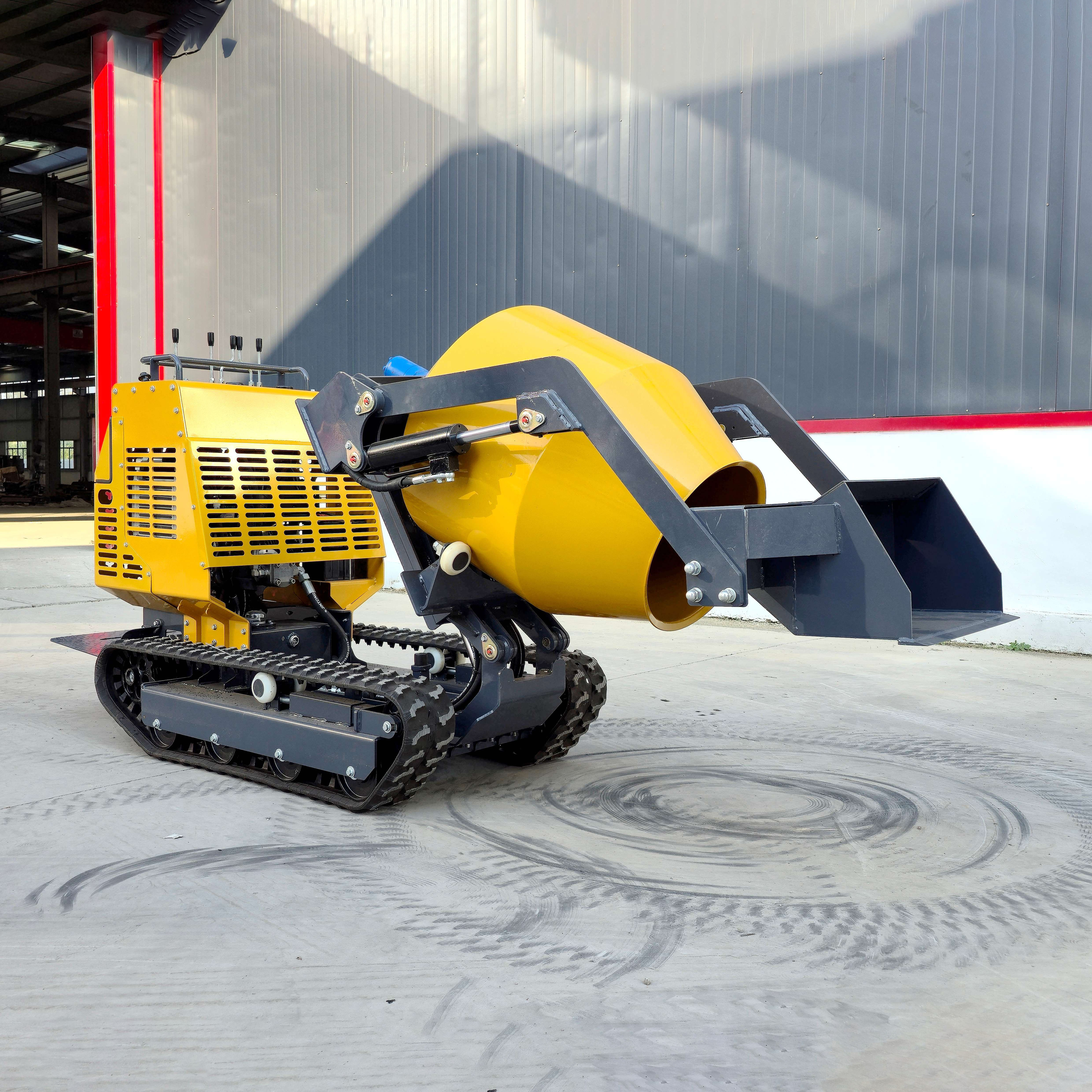 Self Walking Tracked Concrete  - Concrete Mixer Machine ulasan dan harga