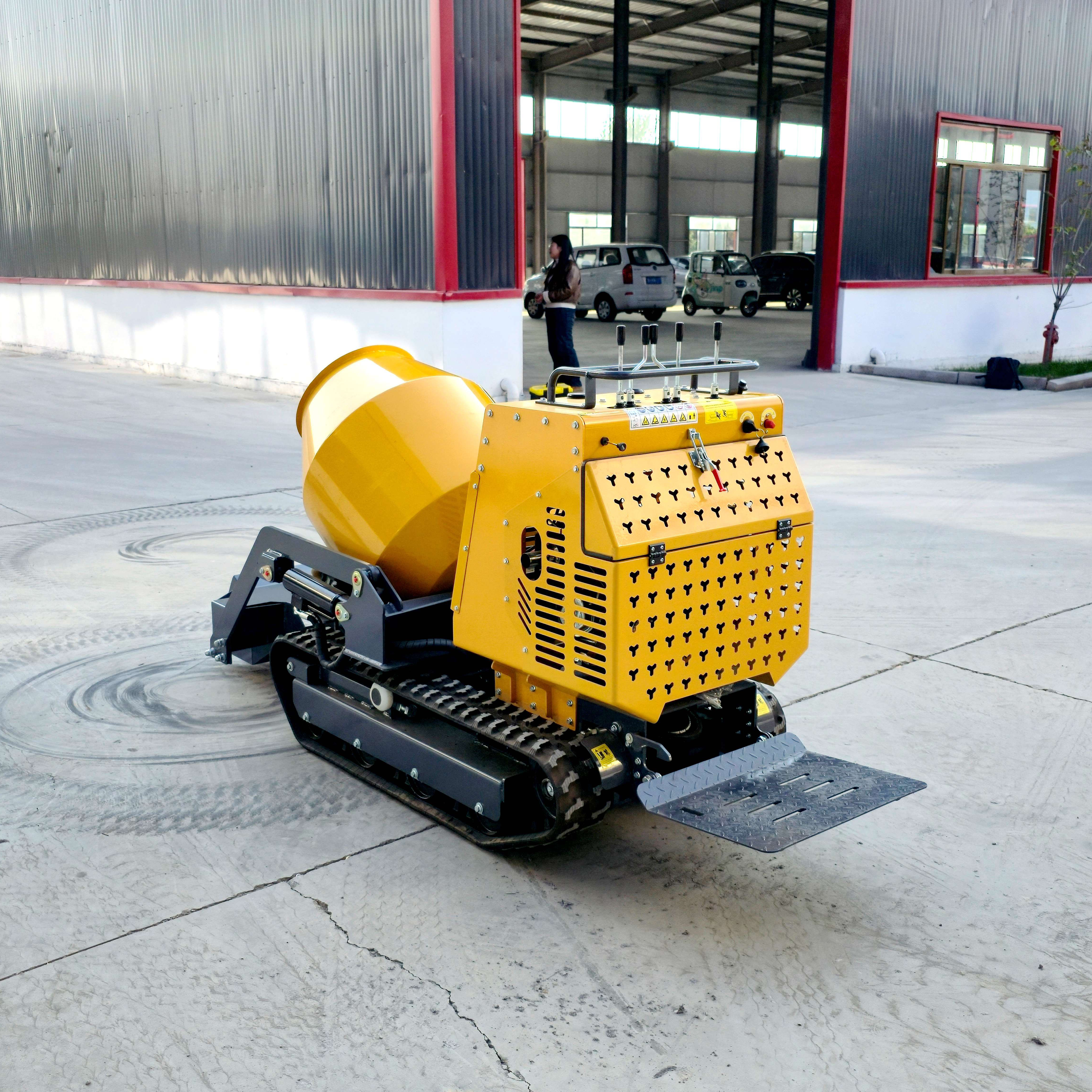 Self Walking Tracked Concrete  - Concrete Mixer Machine ulasan dan harga