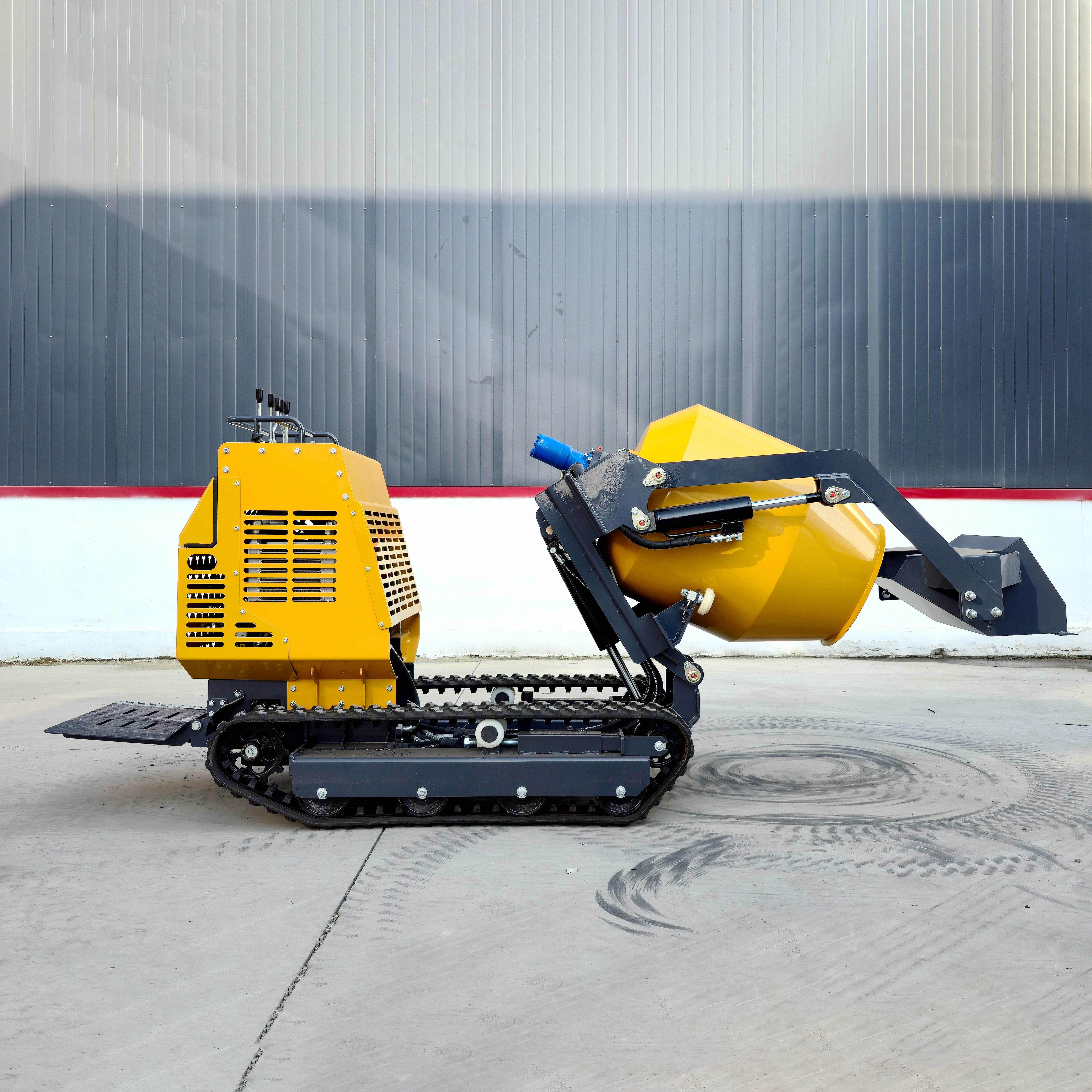 Self Walking Tracked Concrete  - Concrete Mixer Machine ulasan dan harga
