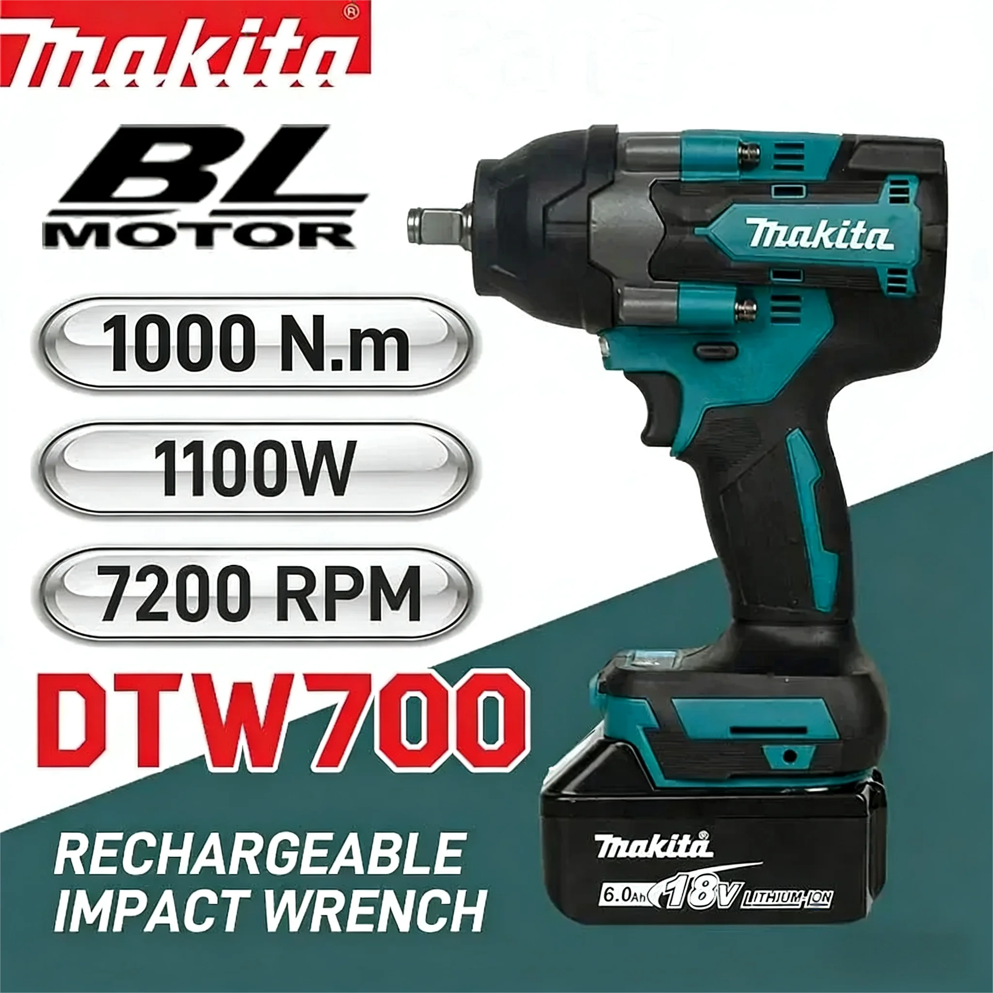 Makita DTW700 18V LXT Brushles - Heavy Equipment Spare Parts ulasan dan harga