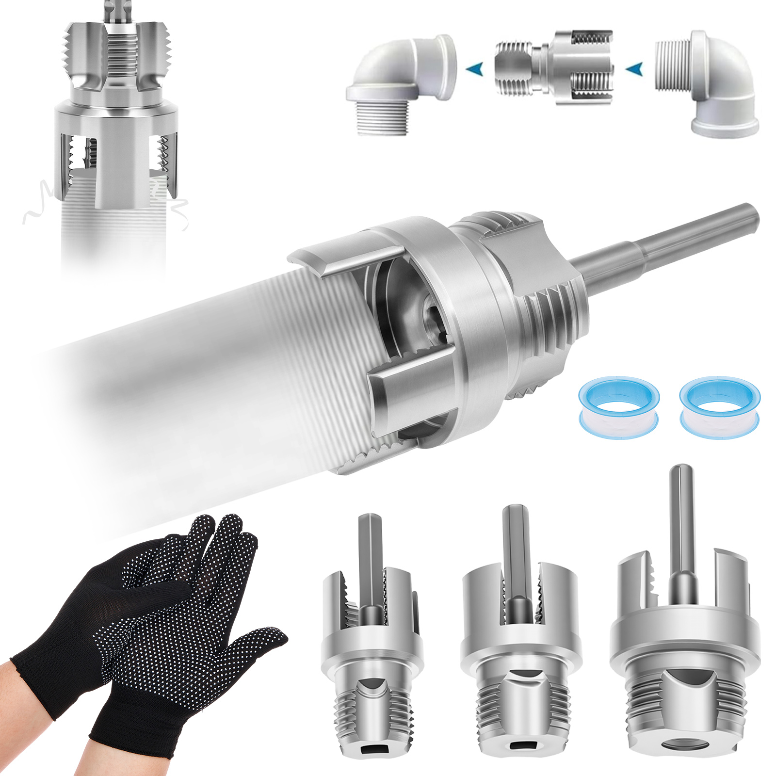 4 in 1 Water Pipe Thread Cutti - Pipe Threading Machine ulasan dan harga