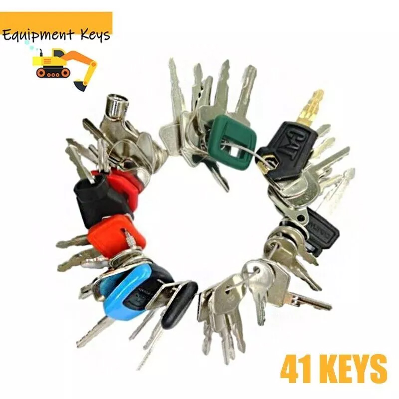 41PCS Heavy Equipment Keys Set - Heavy Equipment Bobcat ulasan dan harga