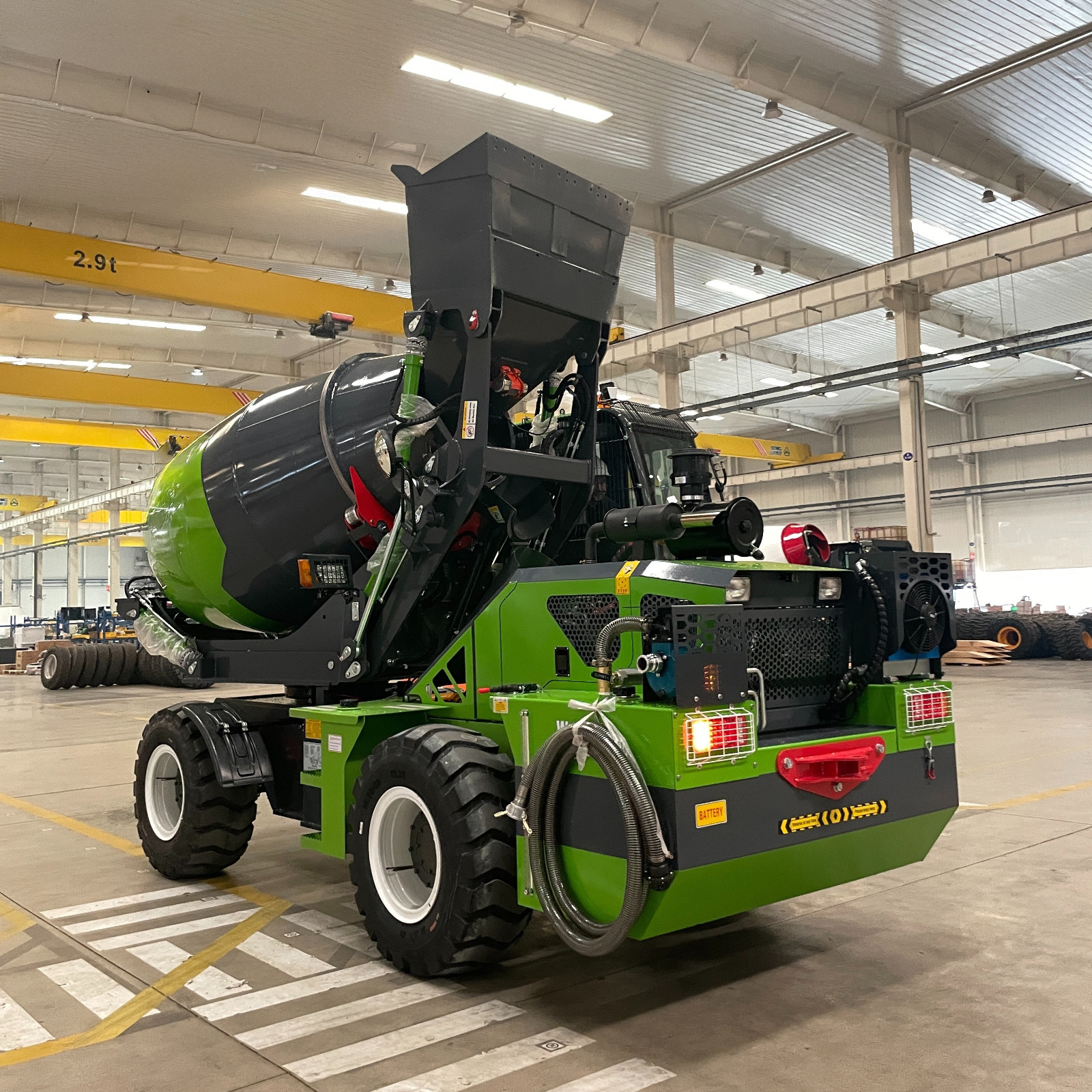 1 To 6.5m³ Mobile Self Loading - Concrete Mixer Machine ulasan dan harga
