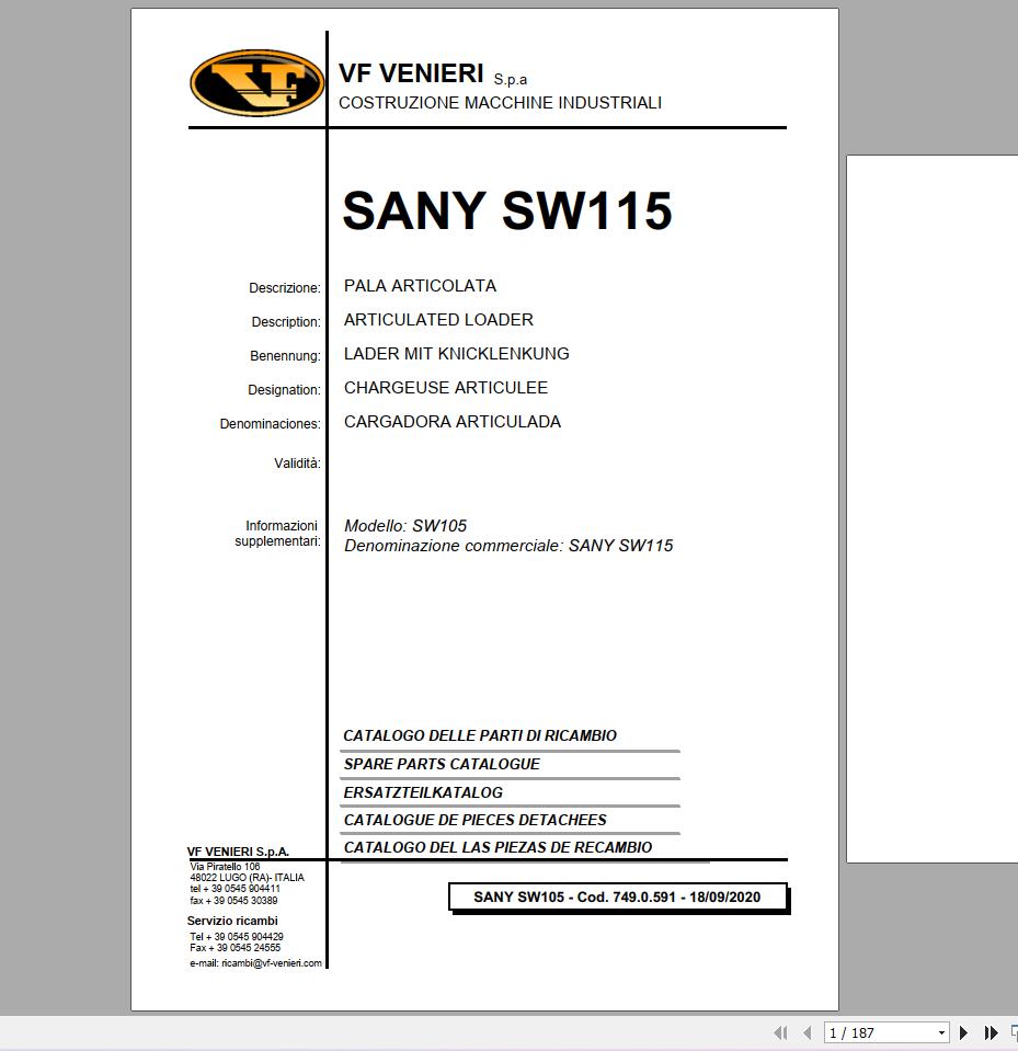 SpecDiag Sany Heavy Equipment  - Heavy Equipment Pdf ulasan dan harga