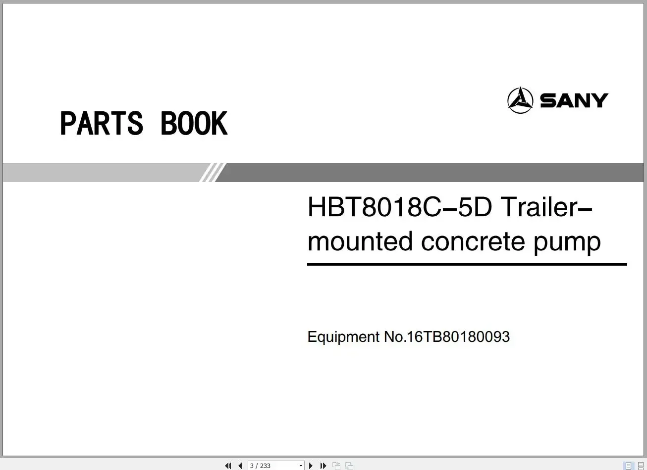 SpecDiag Sany Heavy Equipment  - Heavy Equipment Pdf ulasan dan harga