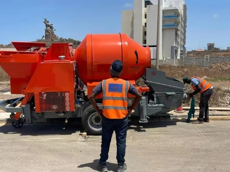 Customized Concrete Pumping Mi - Concrete Mixer Machine ulasan dan harga
