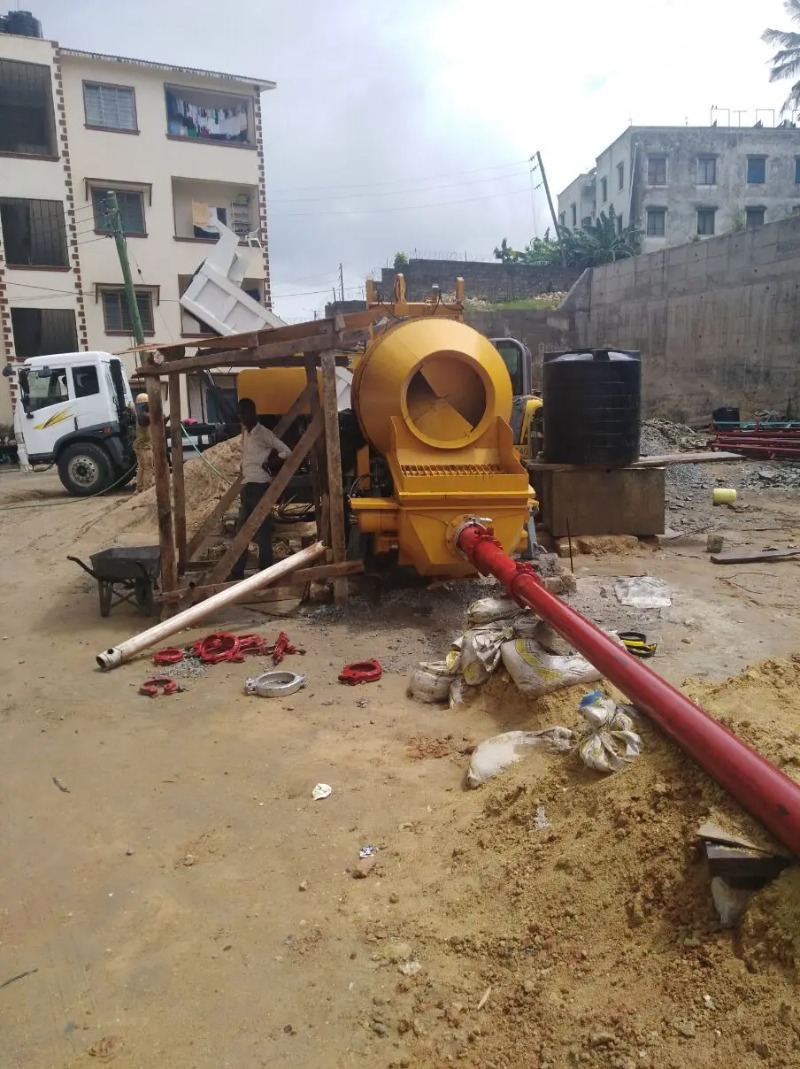 Customized Concrete Pumping Mi - Concrete Mixer Machine ulasan dan harga