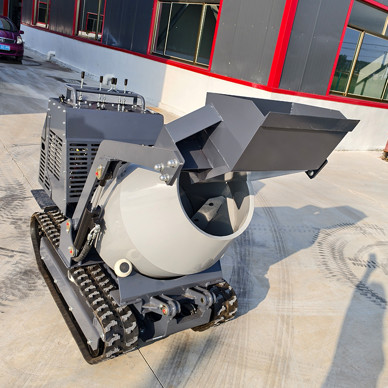 750kg Compact Crawler Concrete - Concrete Mixer Machine ulasan dan harga
