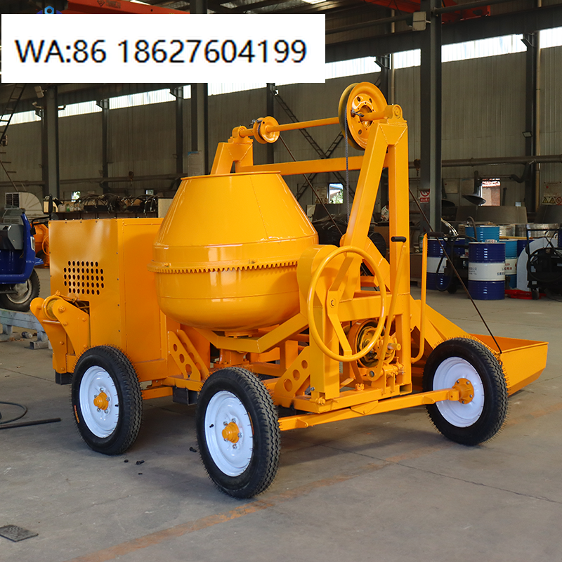 High Efficiency Portable Mini  - Concrete Mixer Machine ulasan dan harga
